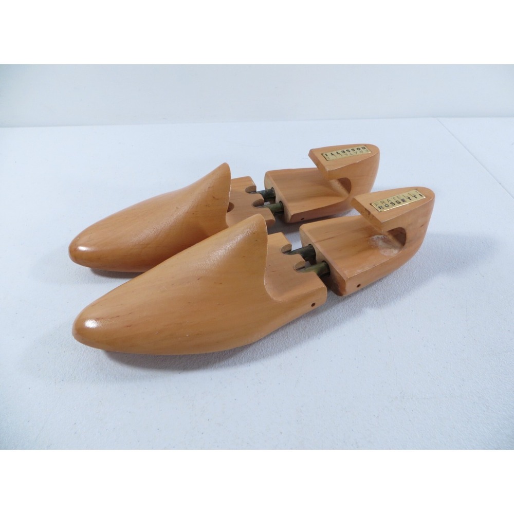 Fratelli Rossetti Wooden Shoe Tree‎ Set Pair Size 7 7.5